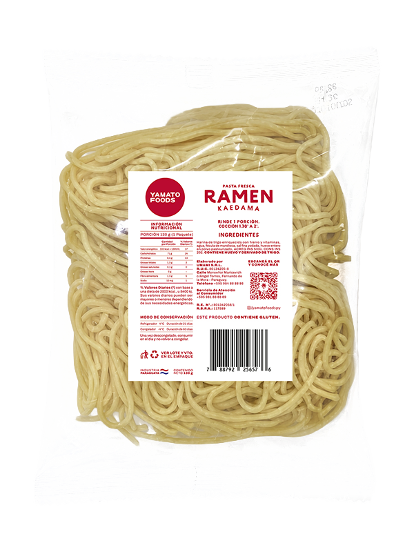 YAMATO FIDEO RAMEN 130 GRAMOS N16 CURVO